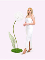PON-PON fiore gigante in organza - immagine 3